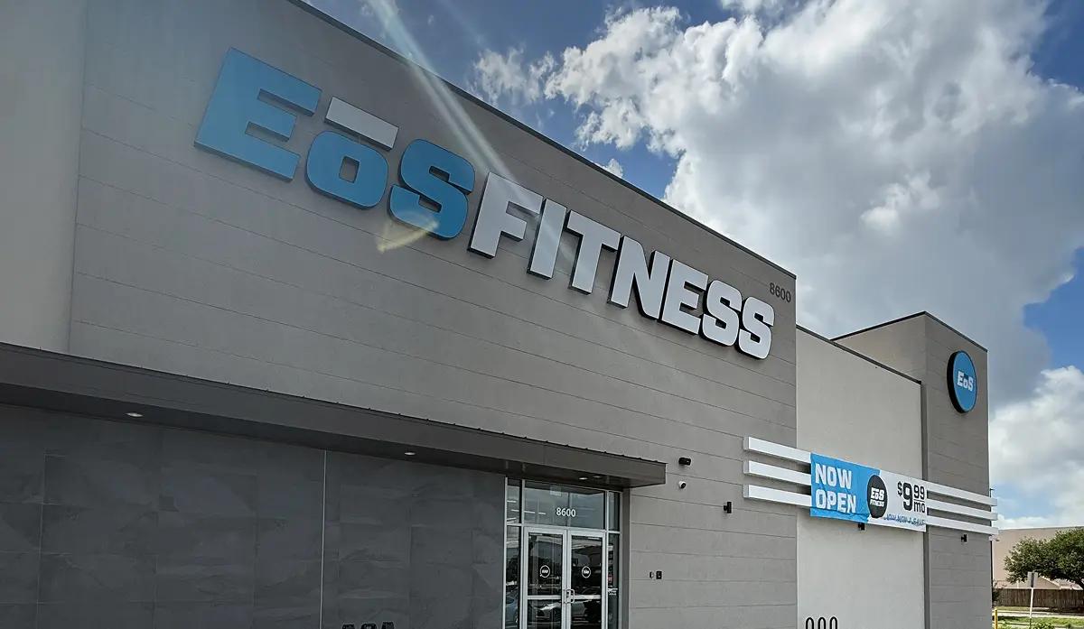 outdoor shot of modern eos gym in san antonio texas
