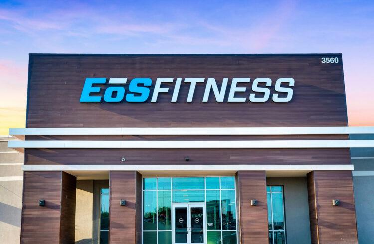 outside shot of eos fitness gym
