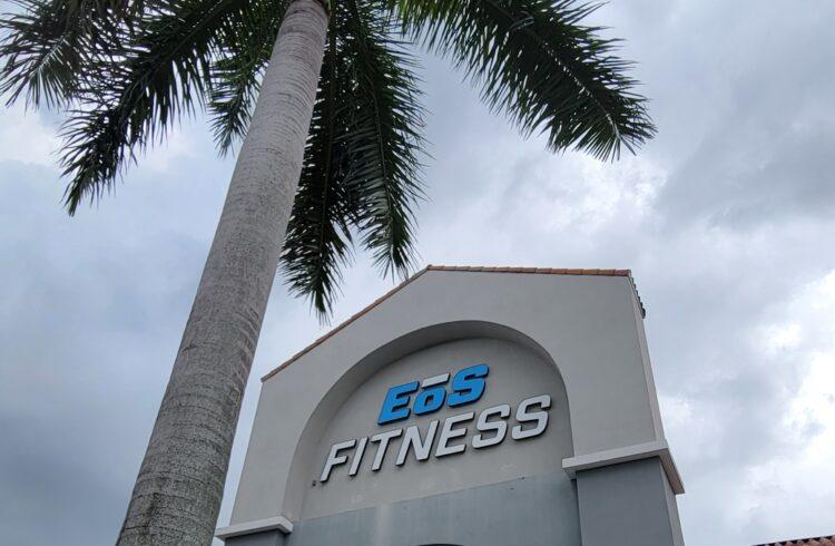 The exterior of new EoS gym in Kendall, FL