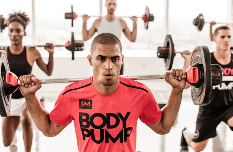 Les Mills Fitness body pump class