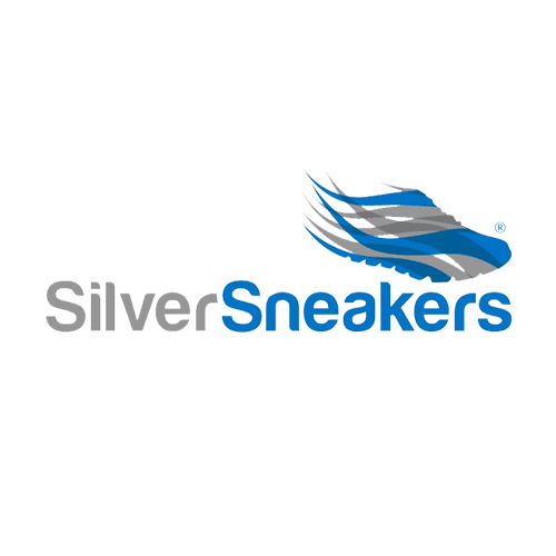 silver sneakers logo