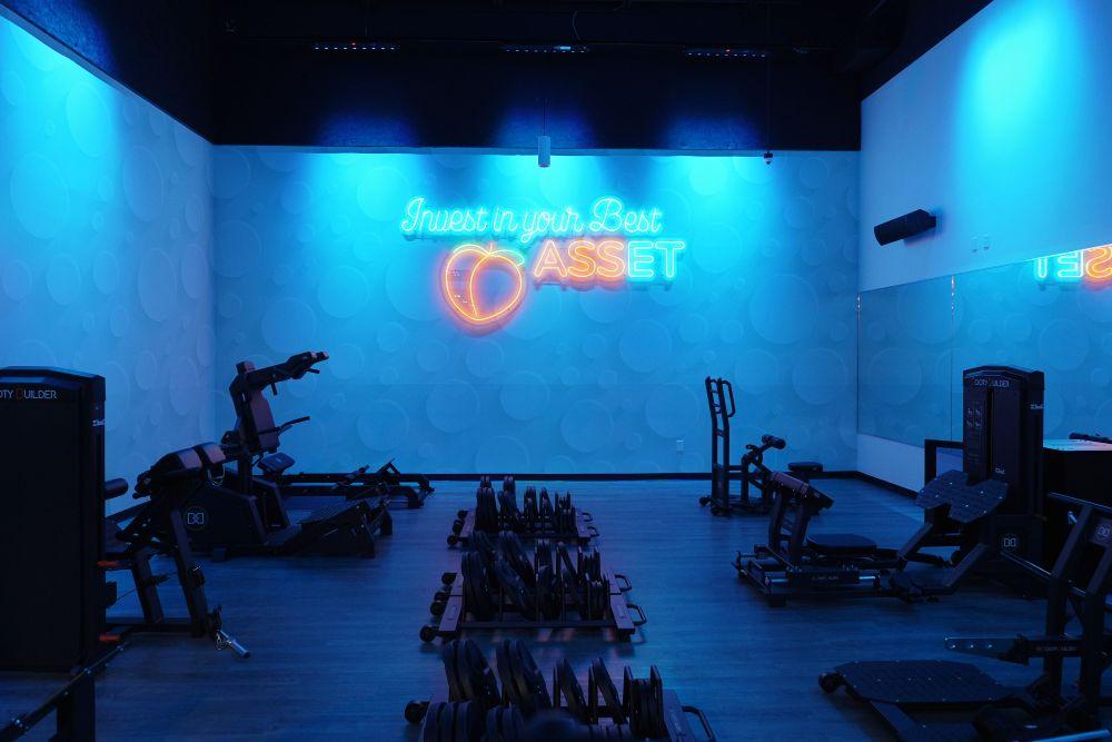 inside a modern glute focused studio