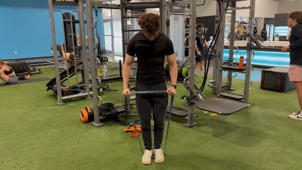 Lateral Raises with Resistance Bands