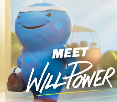 will power walking into a new eos gym