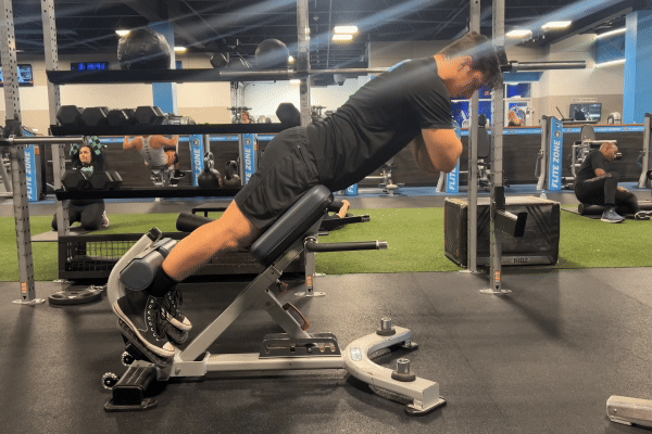roman chair back extension workout at eos fitness