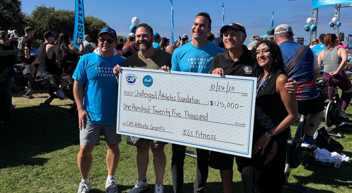 eos donation check to caf in 2025