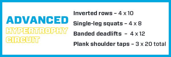 no weight advance body workout