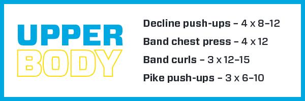 no weight upper body workout