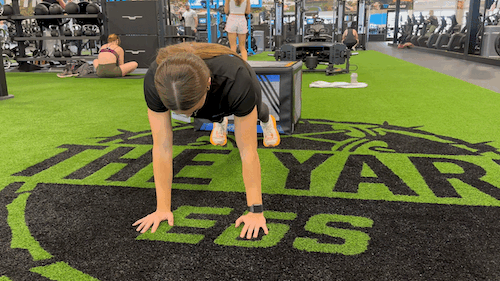 plank with shoulder tap stretch