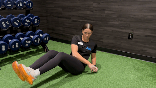 seated russian twist stretch