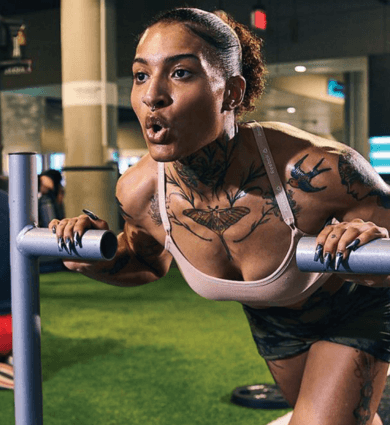 eos fitness member training for HYROX competition