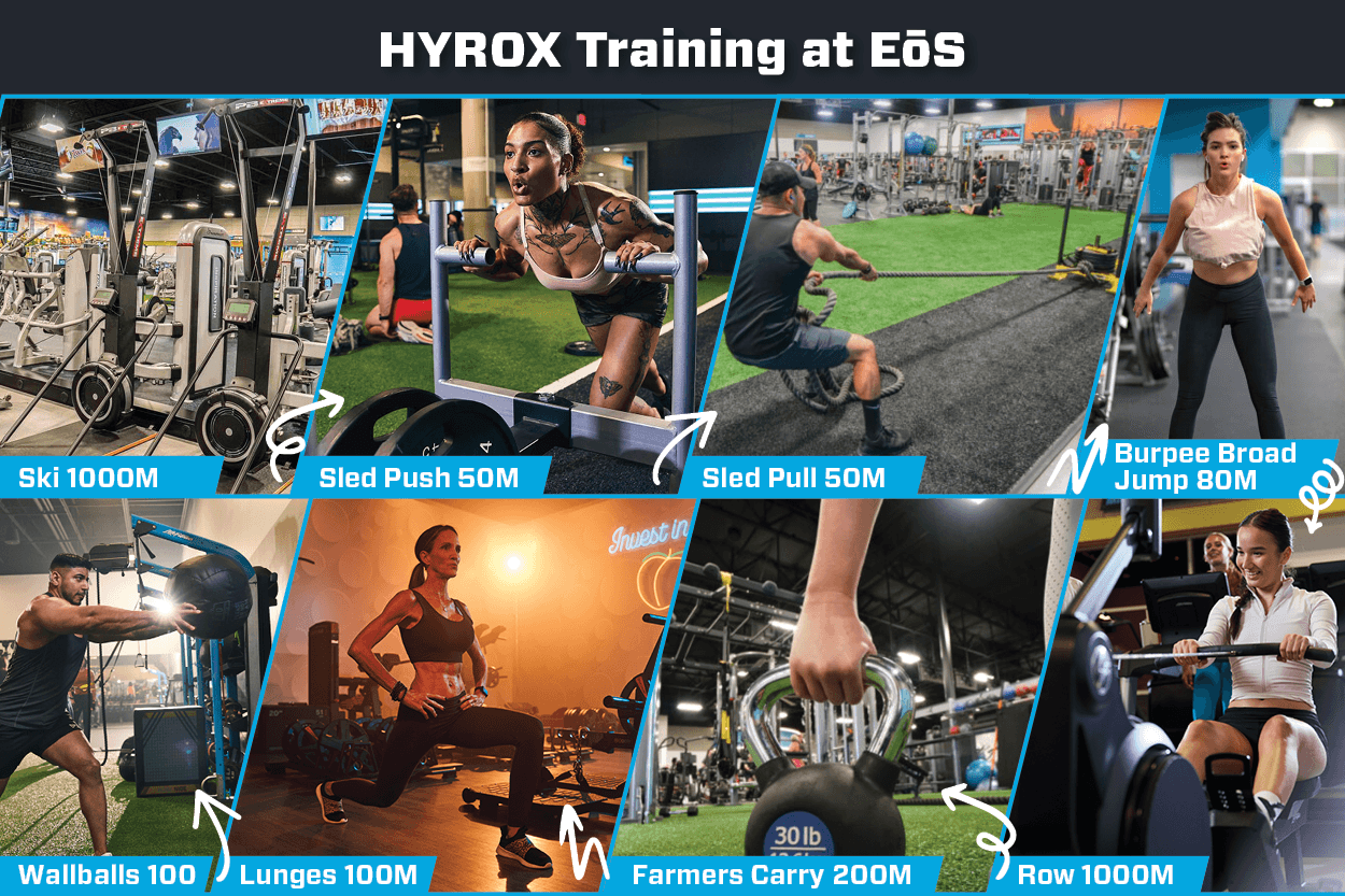 Hyrox training at eos fitness