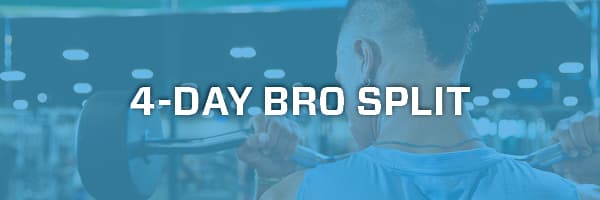 Traditional Bro Split Workouts 4-Day Workout Splits to Build Muscle & Strength | EΕS Fitness