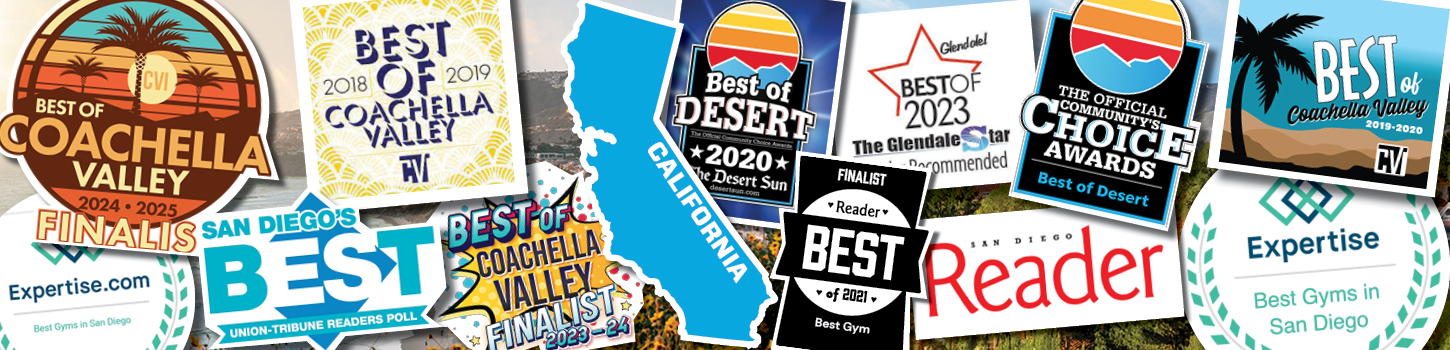 graphic list of all of the different awards in california